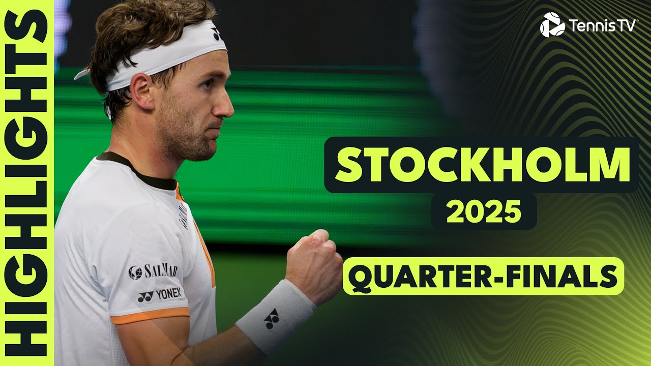 Rollercoaster Ymer vs Shapovalov; Ruud, Rune & More! | Stockholm 2025 Quarter-Final Highlights
