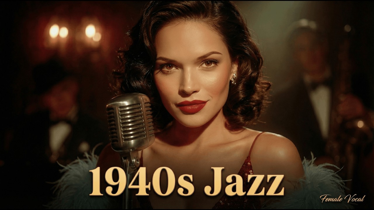 Vintage 1940's Jazz 💃🎙️ Female Vocal & Sax | Velvet Vinyl Jazz