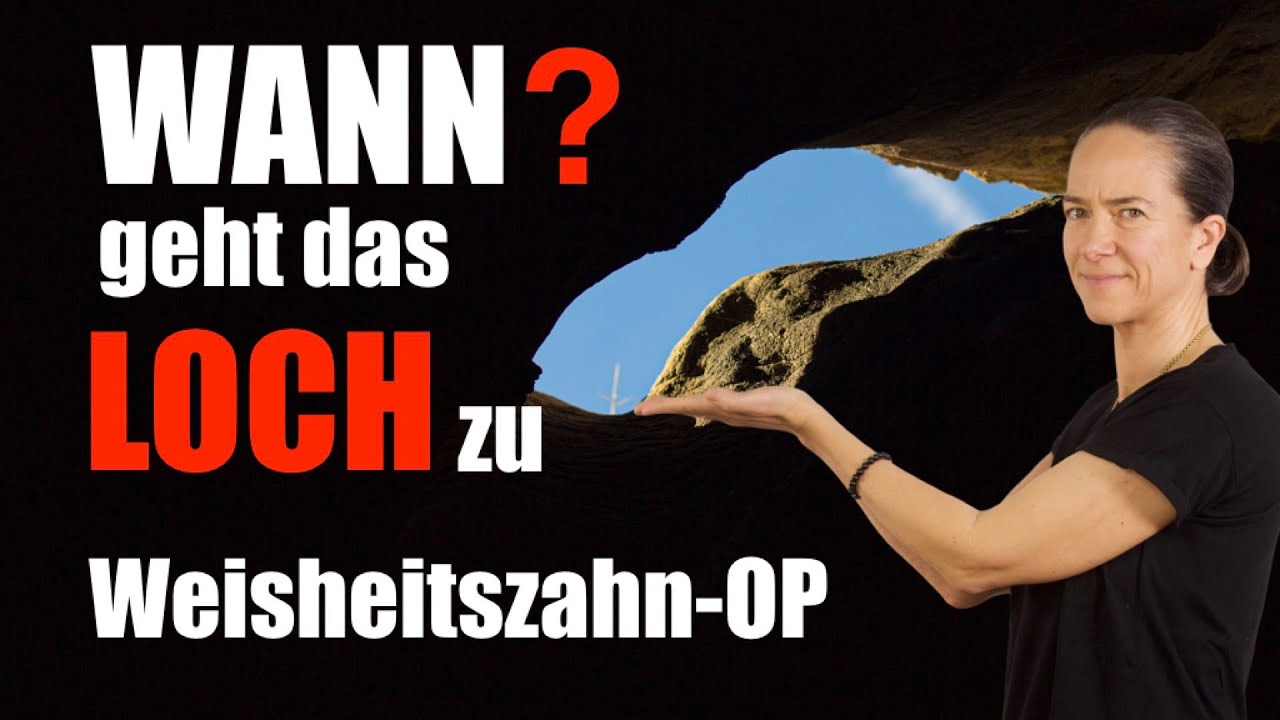 LOCH im Kiefer nach WEISHEITSZAHN-OP: WARUM? WANN gehts das weg?