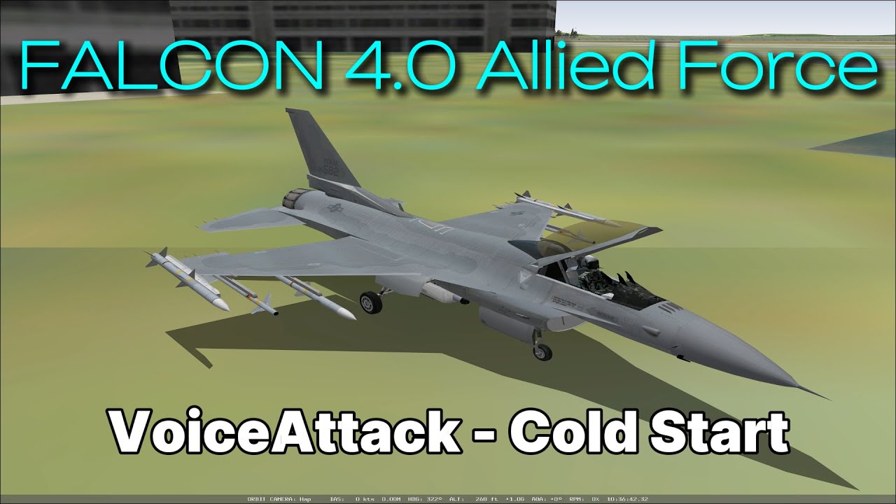 Falcon 4.0 Allied Force - Tutorial - VoiceAttack ramp start/cold start