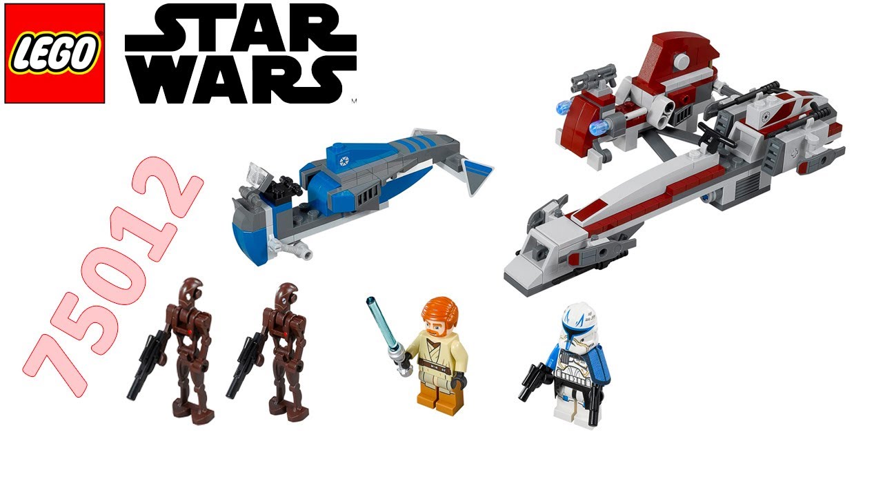 LEGO Star wars 75012 BARC Speeder with Sidecar Unboxing Speed Build Review
