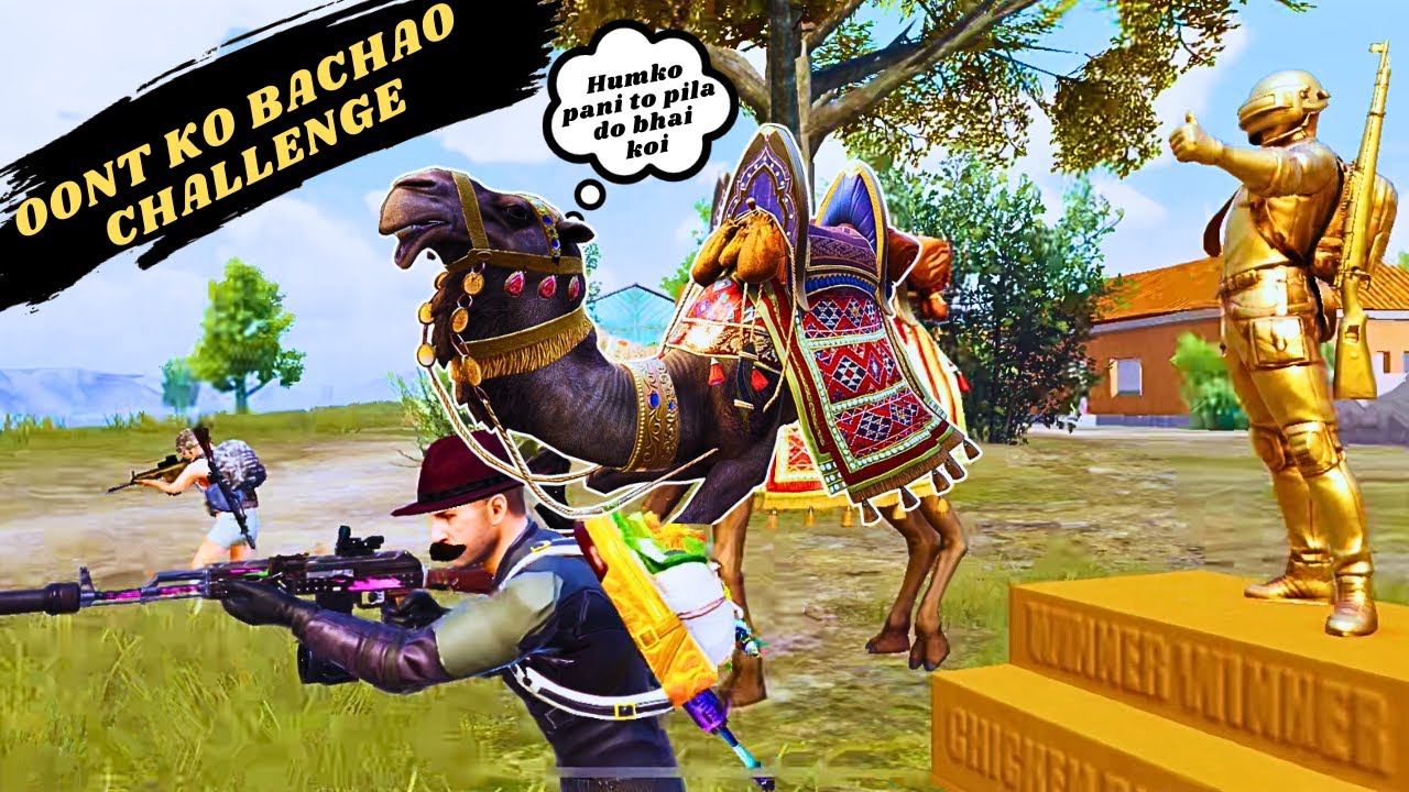 CAMEL RESCUE CHALLENGE KIYA NUNU CHACHA NE |BGMI|