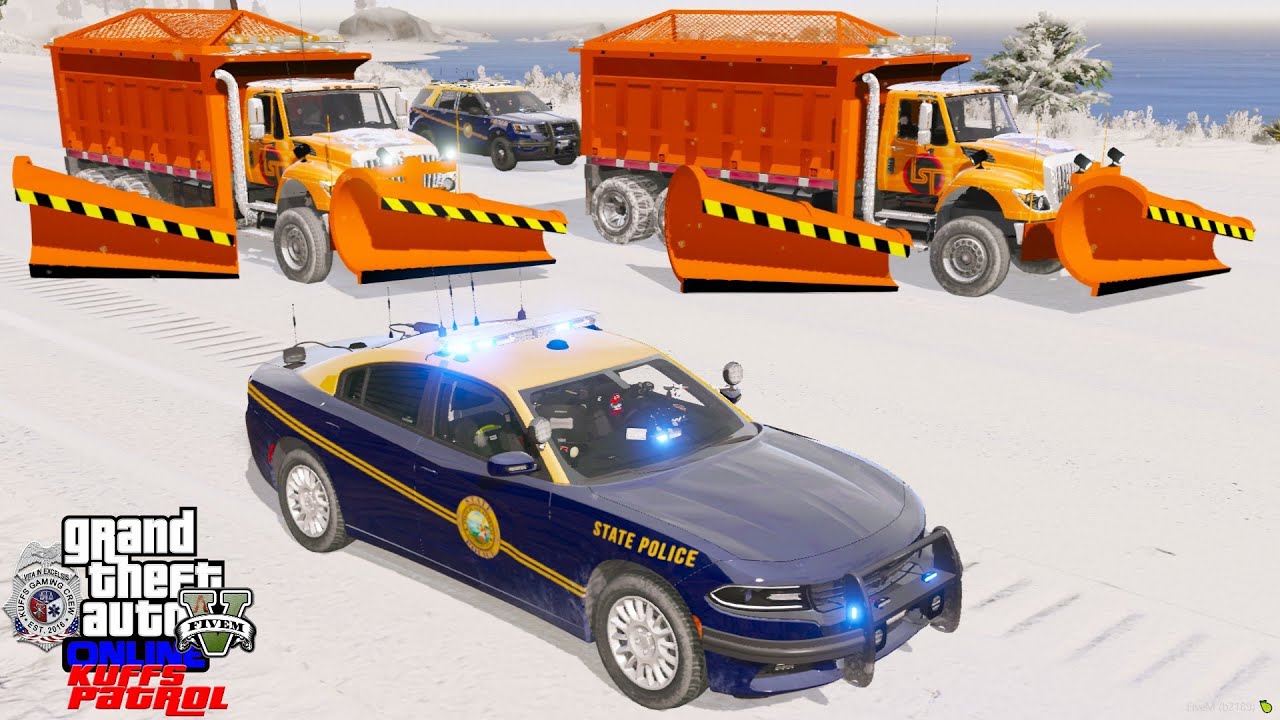 We Messed Up Big Time While Plowing Snow In GTA 5 Roleplay