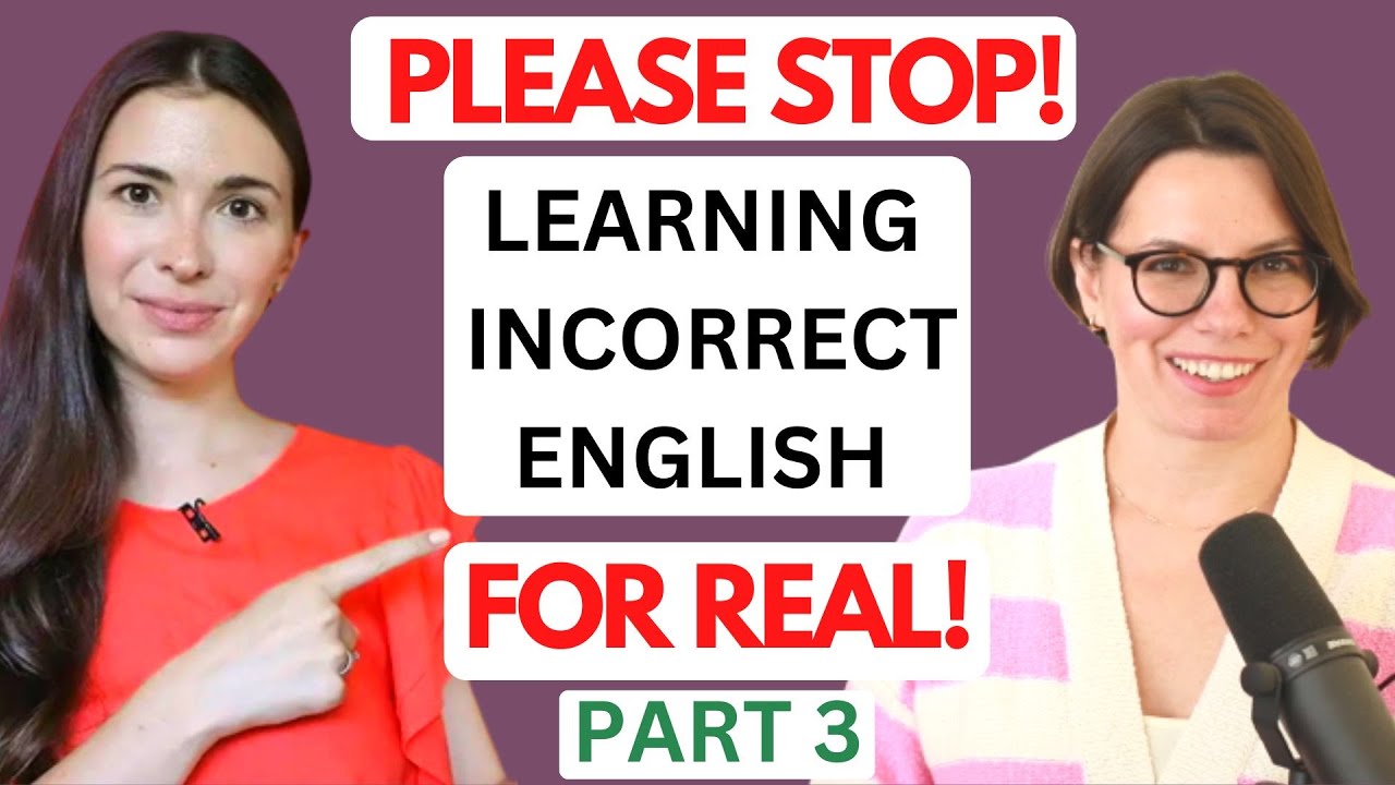 STOP LEARNING INCORRECT ENGLISH FROM MARINA MOGILKO, PART 3/linguamarina/МаринаМогилко/LEARN ENGLISH