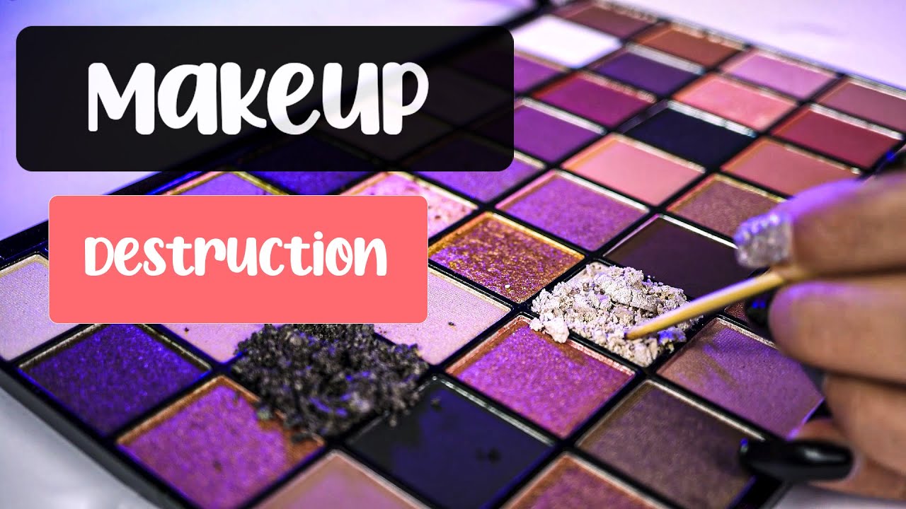 DISTRUGGO I MIEI TRUCCHI - ASMR Make Up Destruction | Asmr Ita | Asmr with Sasha