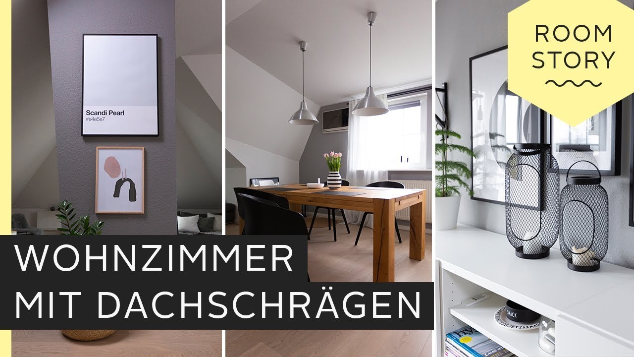 Wohnzimmer mit Dachschrägen: Larissas Roomstory | Roombeez – powered by OTTO