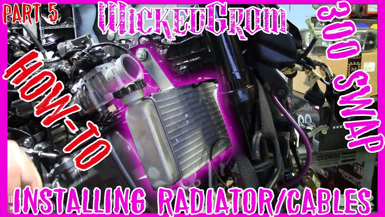 Honda Grom 300 Swap | Part 6 - Radiator, Dash & MORE