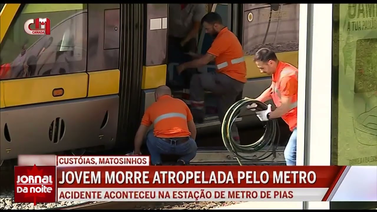 Portugal - Jovem de 23 anos morre atropelada pelo metro, em Matosinhos