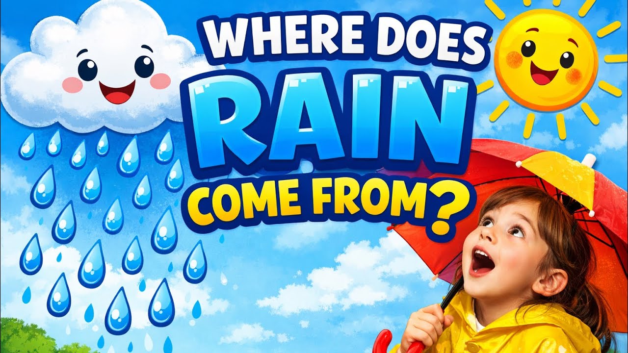 Where Does Rain Come From? 🌧️ | Fun Science for Kid