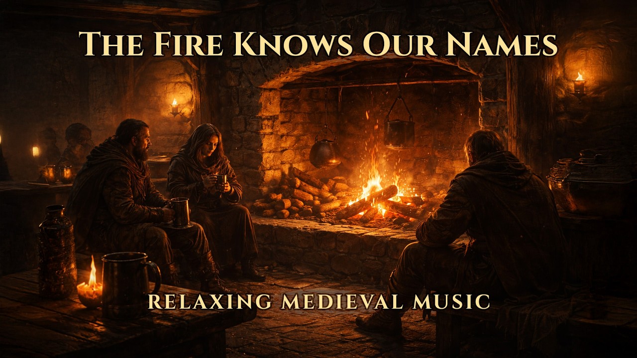 The Fire Knows Our Names – Relaxing Medieval Tavern Music | Fantasy Ambience