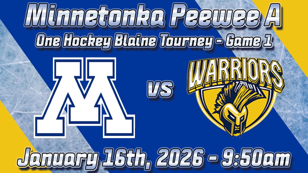 Minnetonka PWA vs Arapahoe Warriors 12UAA - Game 1 - 01/16/26
