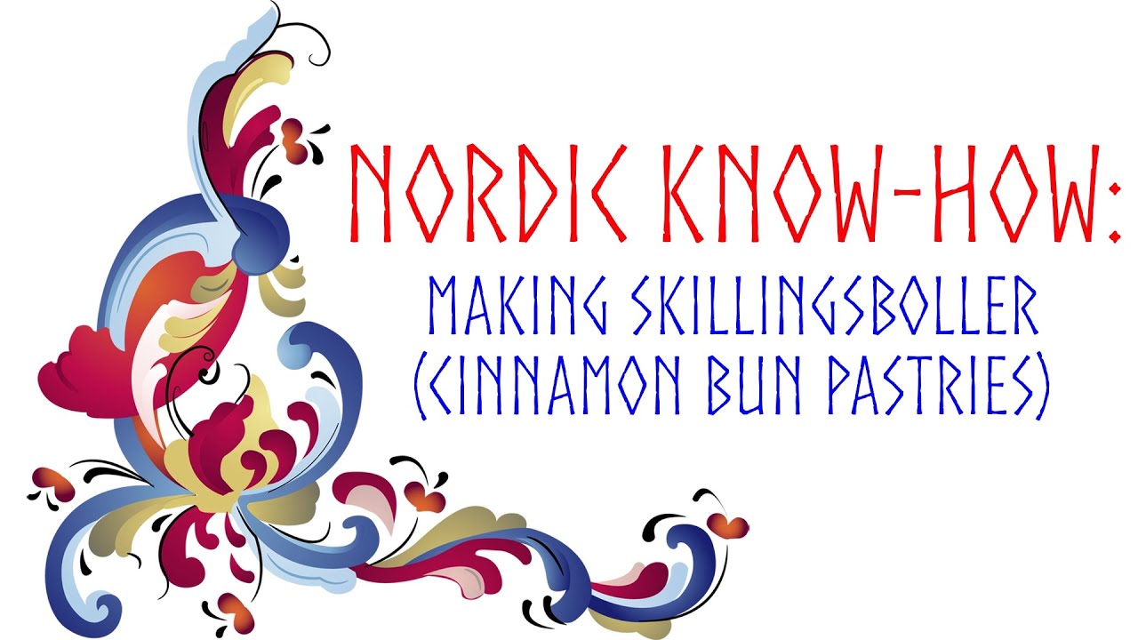 Making  Skillingsboller (Cinnamon Penny Buns)