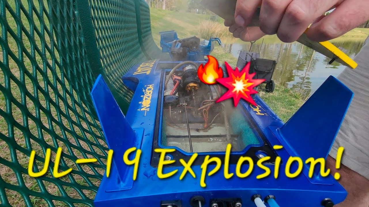 UL-19 Test Run with New ESC and Custom Rudder Ends Badly! 