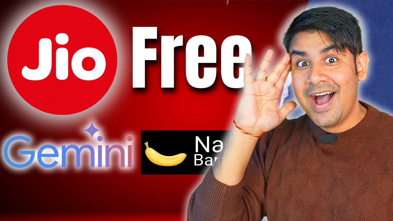 Jio Free Offer Loot 🤩🤩- Google Ai Pro + 2TB + Nano Banana + Veo 3.1 All Free !