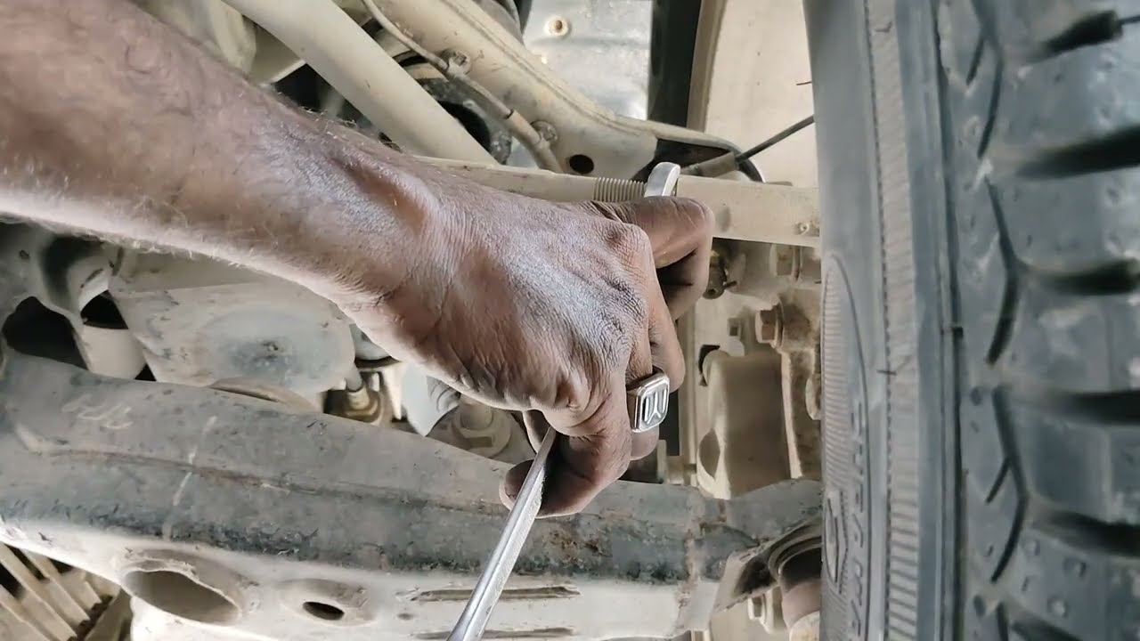 #Mahindra Scorpio s11//   wheel alignment and Cambar adjustment and#