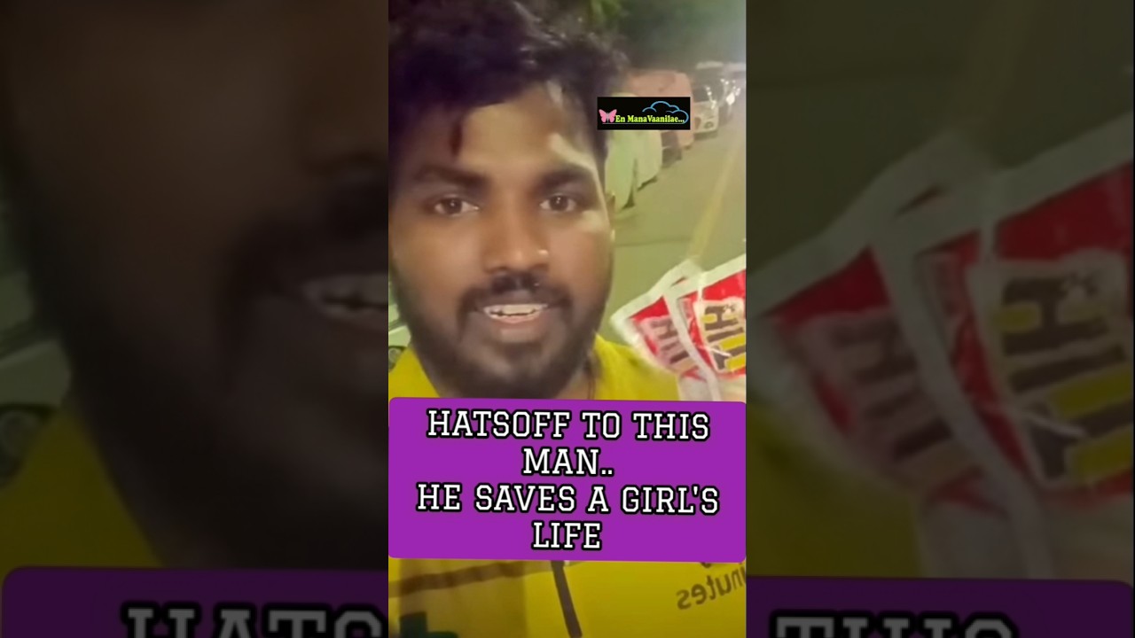 Blinkit Delivery boy saves a Girl's life🫶🏽🫡 | உயிரைக் காப்பாற்றிய இளைஞர்👍🏽 
