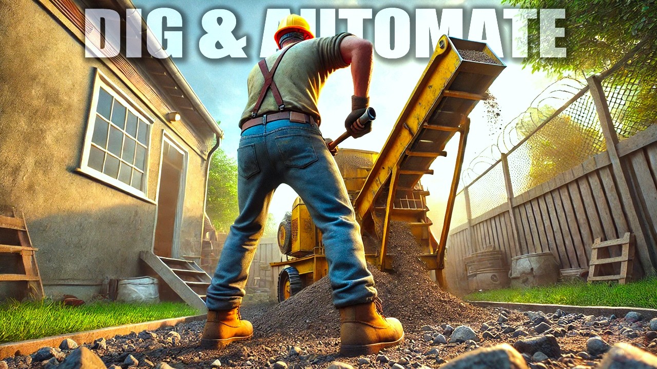This is a NEW Simulation Game That Blends Mining and Factory together...