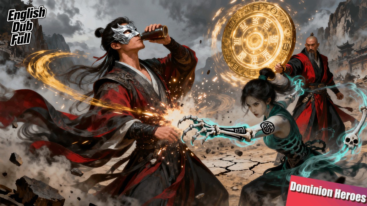 The lazy drunkard whistles, and the ten most feared villains kneel down: 