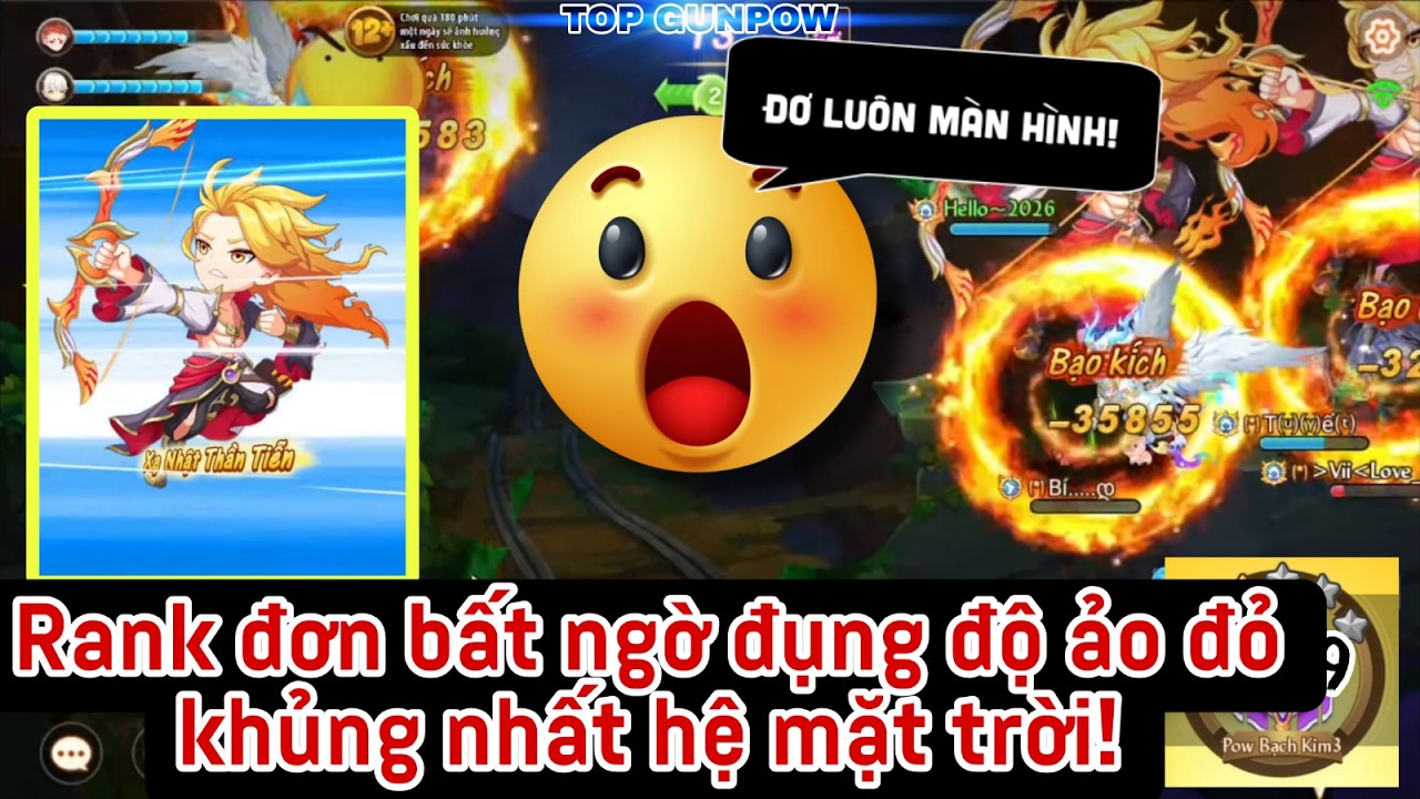 [Top Gunpow] Rank đơn đầu tháng bất ngờ đụng độ ảo đỏ Dame khủng nhất hệ mặt trời! - [S109]