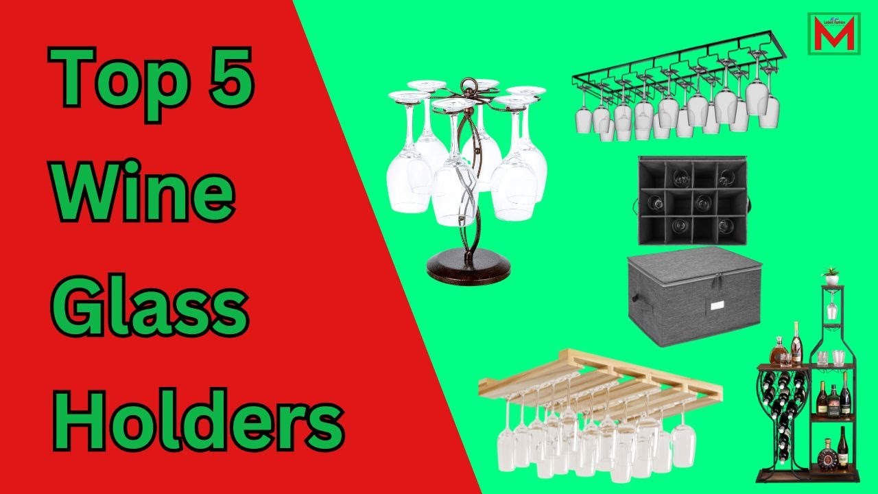 Top 5 Best Wine Glass Holders | Best Wine Glass Racks | Best Stemware Storage #ad