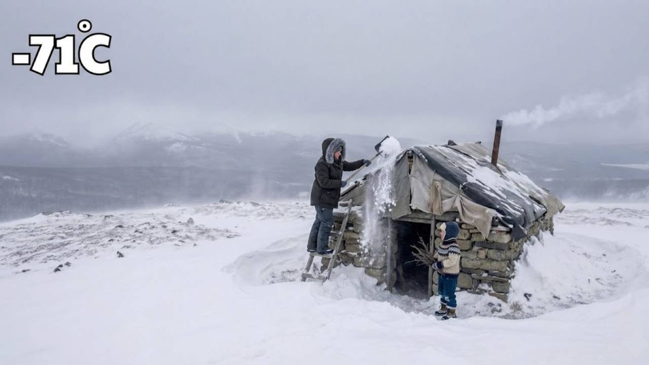 Вдова и её дочь: выживание в замёрзших горах Якутии