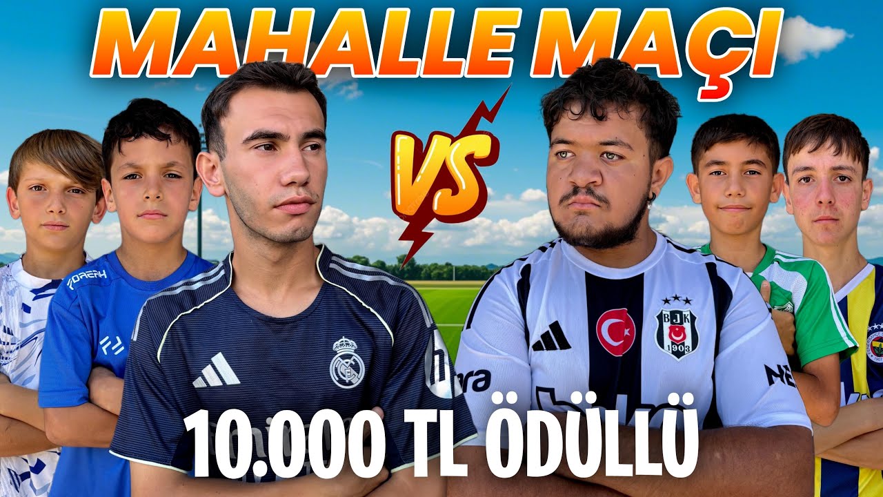 ÇOCUKLARLA MAHALLE MAÇI YAPTIK! - 10.000TL ÖDÜLLÜ