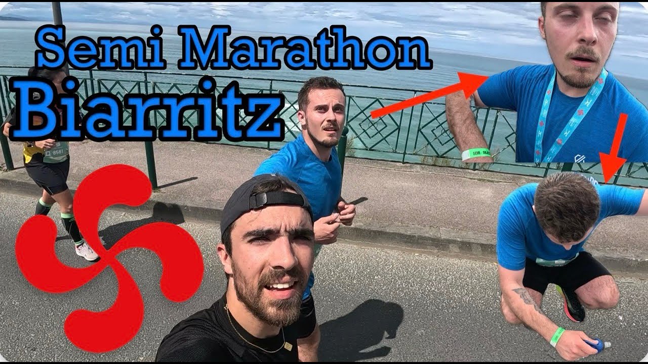 Semi Marathon Biarritz ! // Aymeric le tente avec zéro entrainement... // LesSudistes