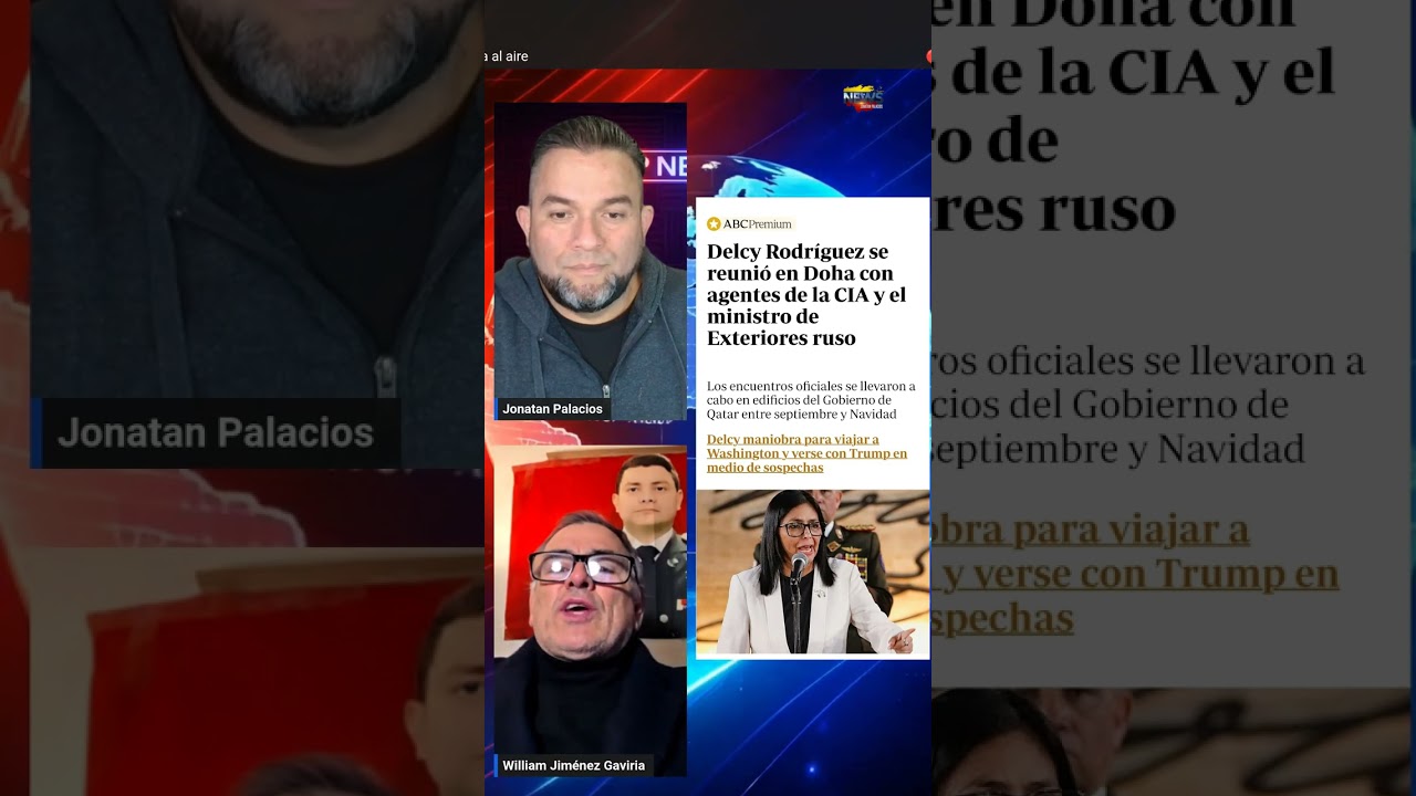 Delcy Rodríguez, la traidora del régimen: reuniones secretas con la CIA en Doha