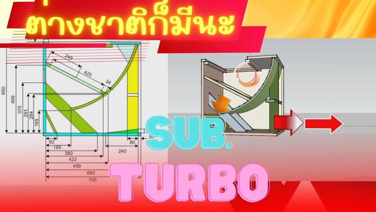 แบบพิมพ์เขียว ตู้ซับ เทอร์โบ หน้าโค้ง ต่างชาติก็ใช้กันนะ