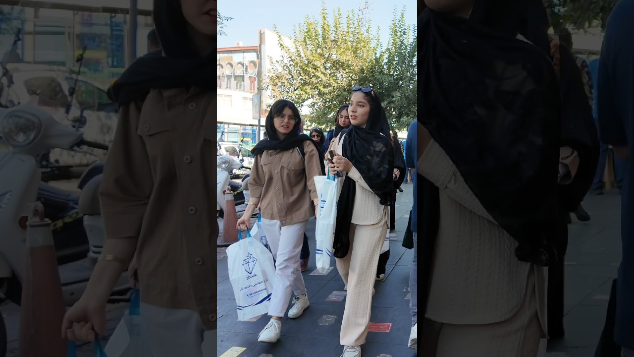 URBAN IRAN | Tehran University Street Walk 4K #shorts