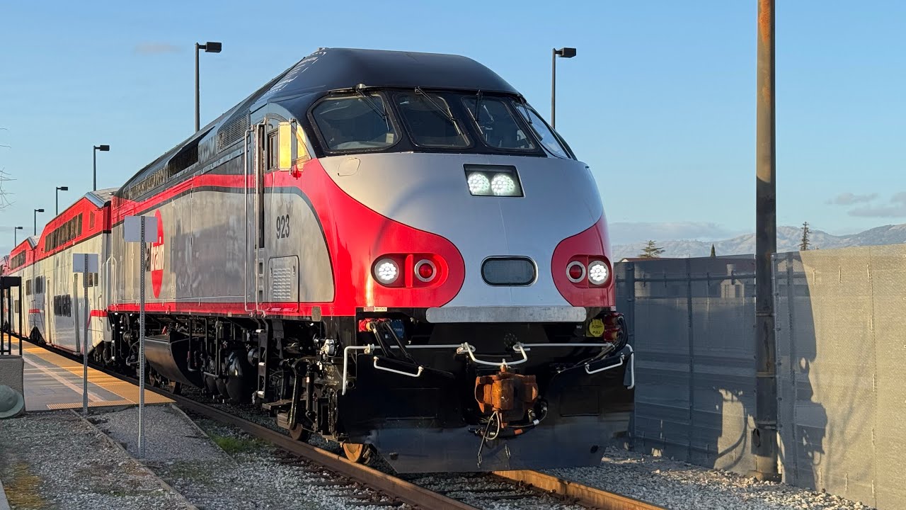 4K: Caltrain S. County Connector Full Ride to Gilroy