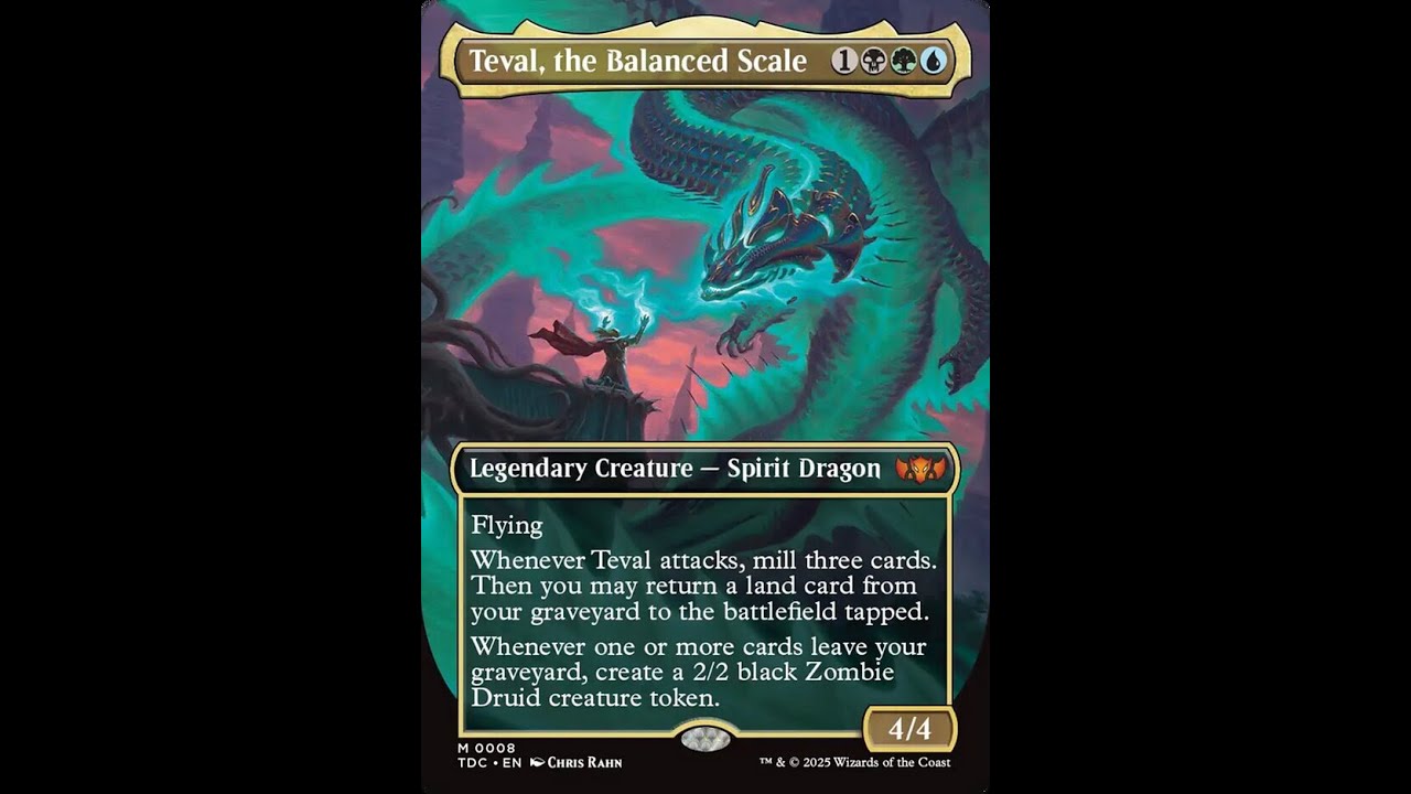 MTG Commander/EDH Deck Tech 2025 - Teval, the Balanced Scale (Biorose request)