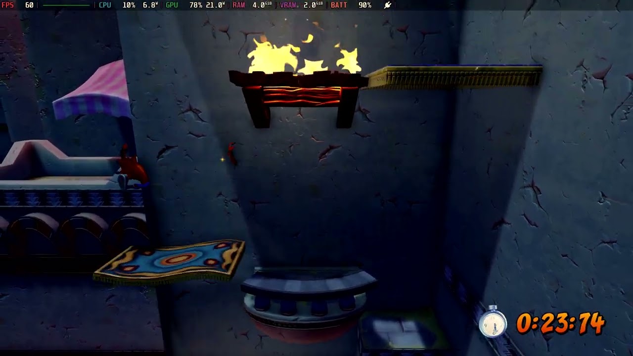 Crash 3 - Flaming Passion 43:48 - Beating TooneySA & WumpaLewis