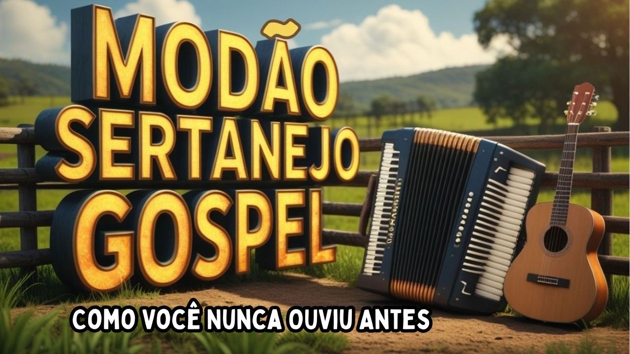MODÃO SERTANEJO GOSPEL | Louvores alegres para abençoar sua vida!🔥