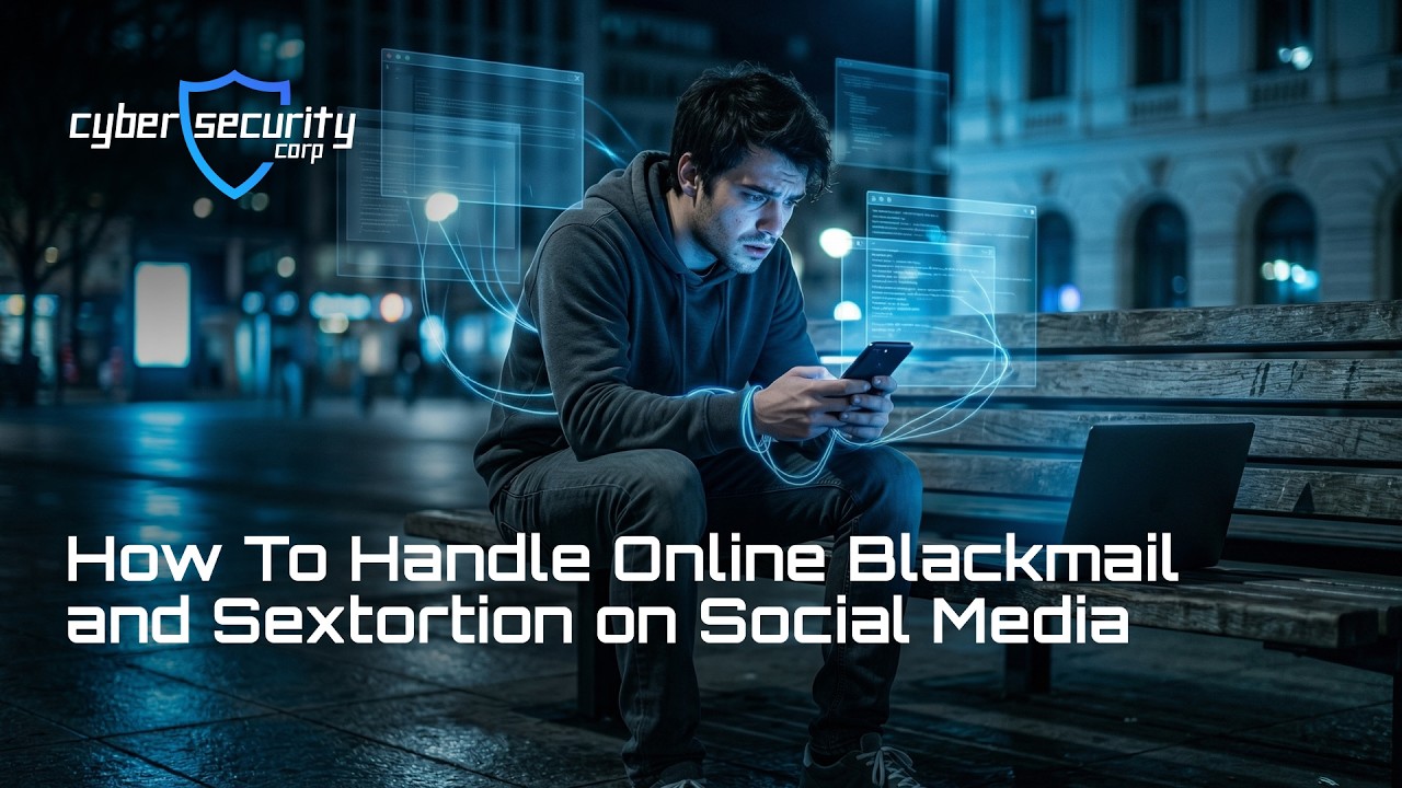 How To Handle Online Blackmail and Sextortion on Social Media?