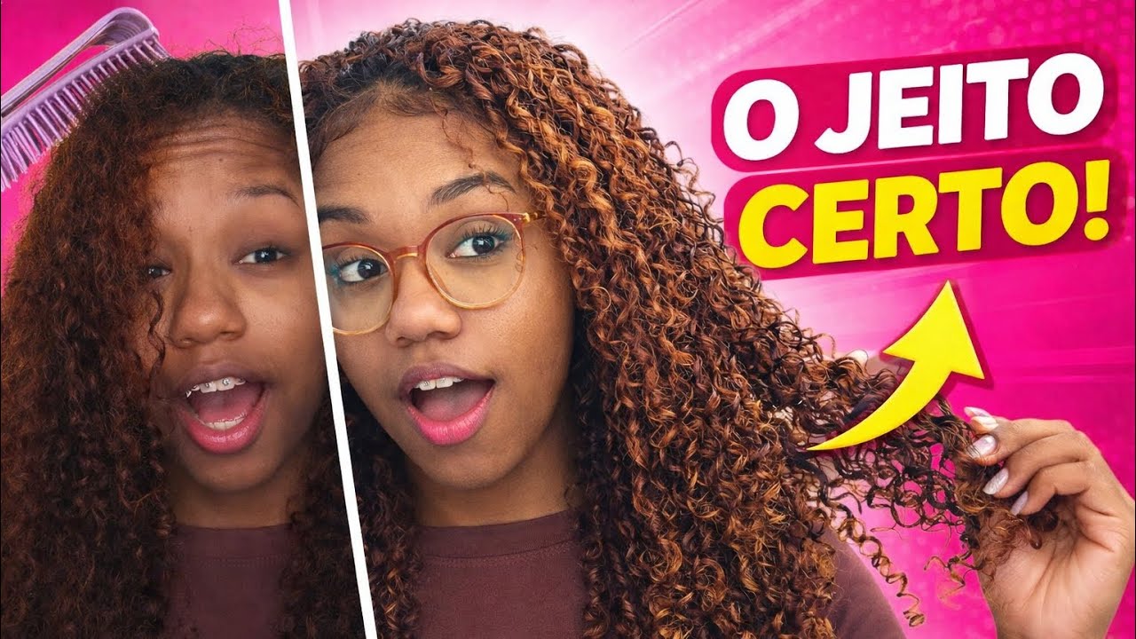 COMO FINALIZAR CABELO CACHEADO PASSO A PASSO | Definição Perfeita e Sem Frizz