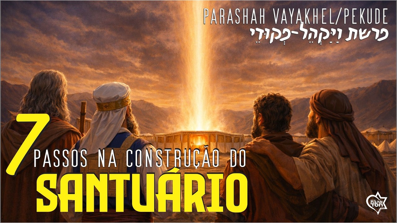 SHACHARIT DE SHABAT - Parashat VAYAKHEL/PEKUDE - Os 7 Passos na CONSTRUÇÃO do TABERNÁCULO