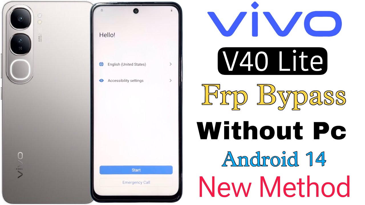 Vivo V40 Lite Frp Bypass | Without Pc | Google Account Lock Unlock - New Security New Method 2026