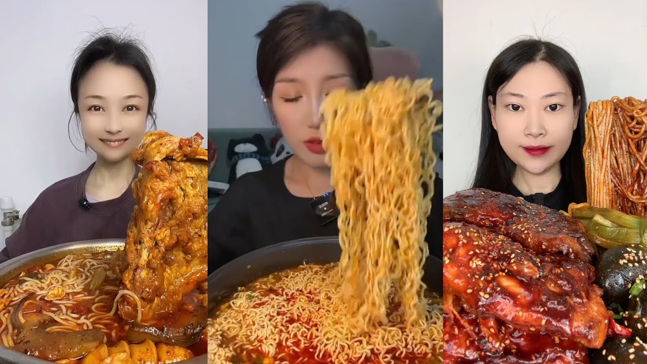 ASMR Spicy The Hot Yeol Ramyun Noodles | Boiled Noodles | Ramennam Parody Mukbang No Talking