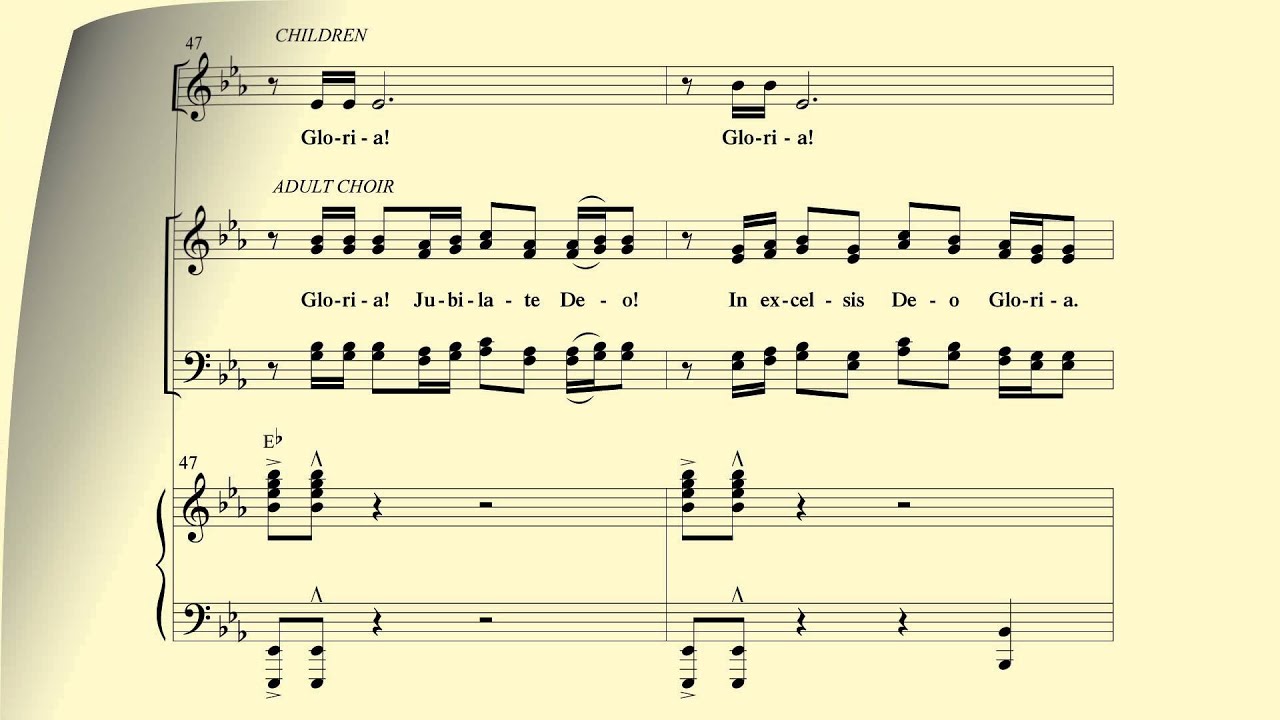 Gloria! Jubilate Deo! - Marty Parks