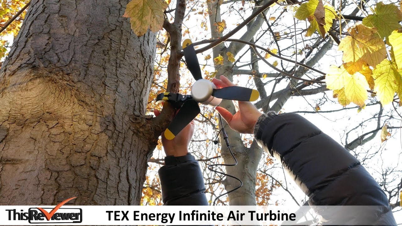 Portable Wind Turbine by TEX Energy: Infinite Air