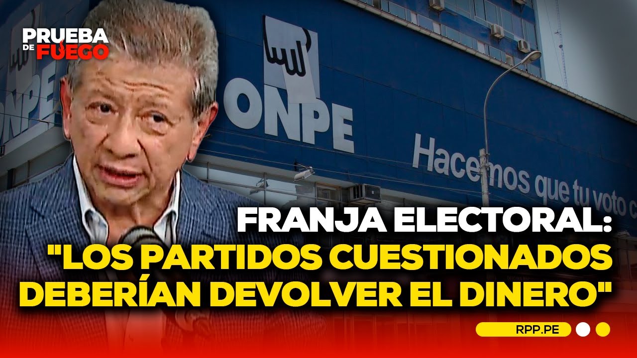 Análisis político sobre polémicas entorno a José Jerí y denuncias por franja electoral #PDFRPP