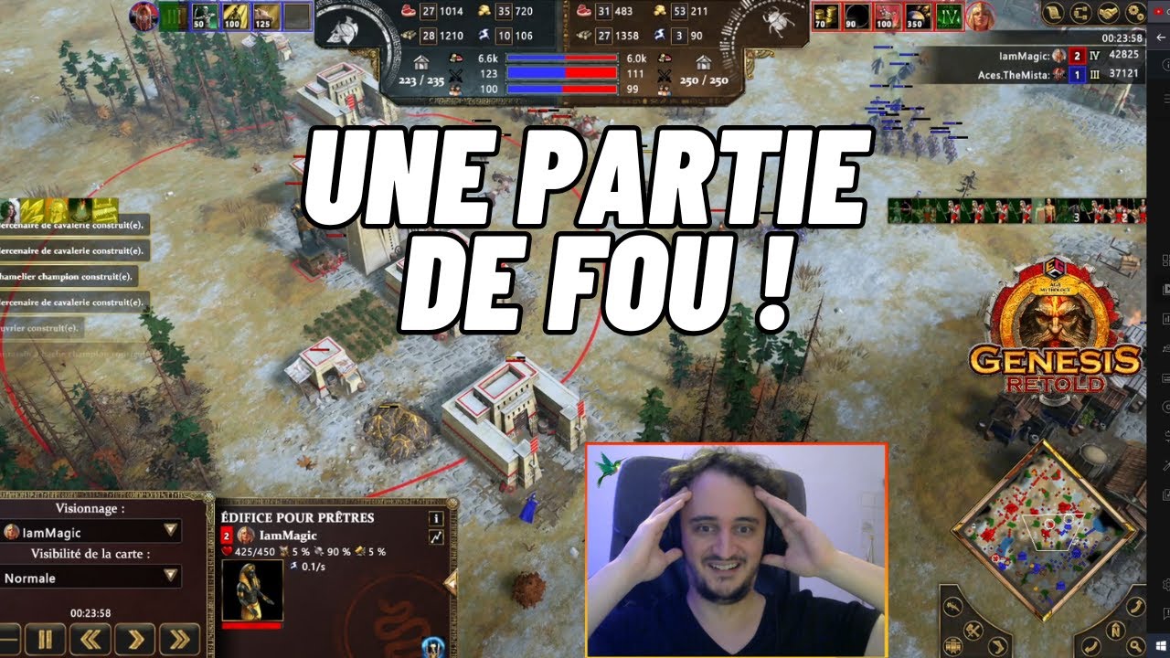 LES DEUX MEILLEURS JOUEURS S'AFFRONTENT DANS UNE PARTIE D'ANTHOLOGIE SUR AGE OF MYTHOLOGY RETOLD !