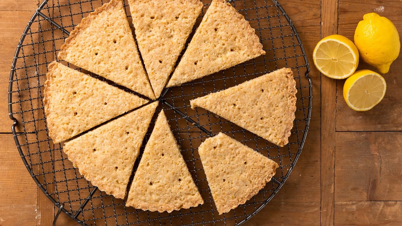 Lemon Shortbread Cookies