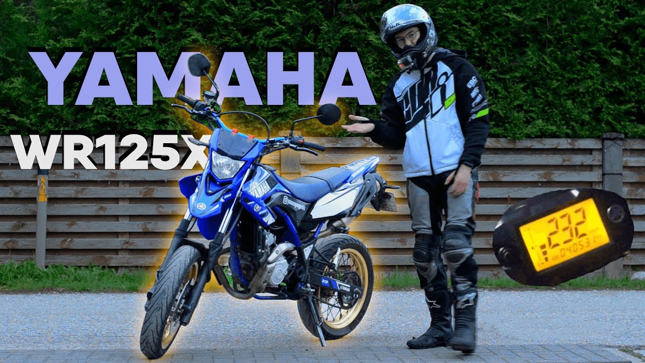 YAMAHA WR125X - Мужской мотоцикл! / ОБЗОР, МАКСИМАЛКА, 0-100