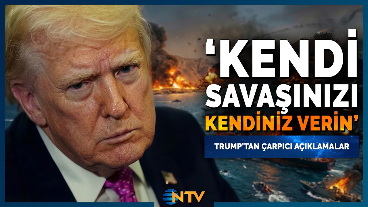 Trump'tan M&uuml;ttefiklere Ağır Sitem! 'Gidin Petrol&uuml;n&uuml;z&uuml; Kendiniz Alın' | NTV