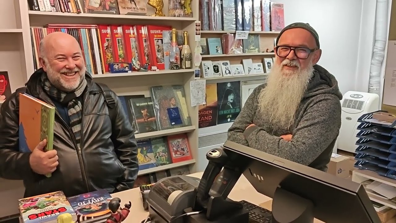 VLOG 257: BEZOEK AAN DE STRIPKEVER met signeersessie van PETER VAN DONGEN (BLAKE EN MORTIMER)