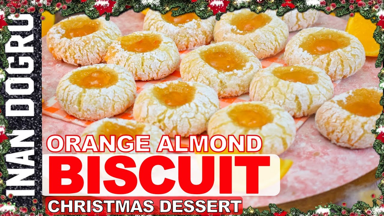 ORANGE ALMOND CHRISTMAS  SPECIAL GLUTEN FREE AMARETTI COOKIES / EASY AND HEALTHY