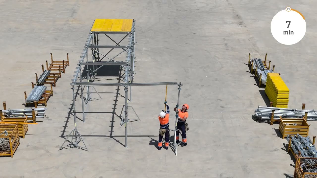Montage Deckenschalung – Trägersystem ONADEK - ULMA Construction [de]