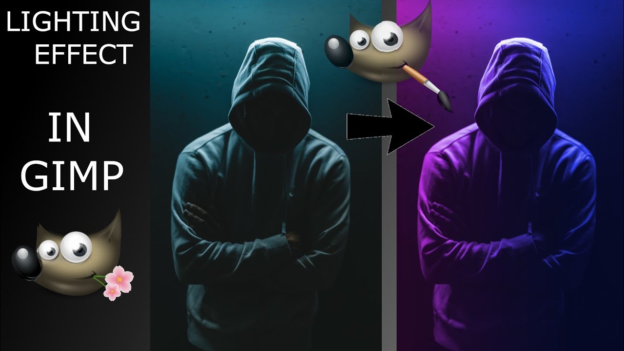 Gimp Tutorial:How To Make Lighting Effect Picture In Gimp 2.10.32
